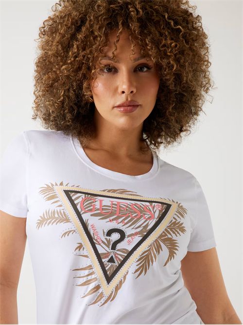 T-shirt logo triangolo GUESS | W5YI13J1314/G011